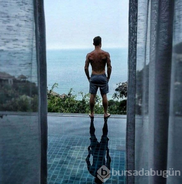 Kerem Bürsin kendini spora verdi