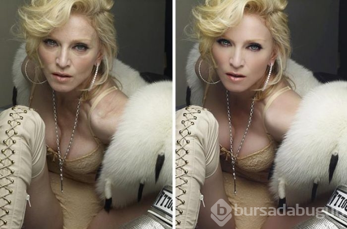 Ünlülerin photoshopsuz ve photoshoplu halleri