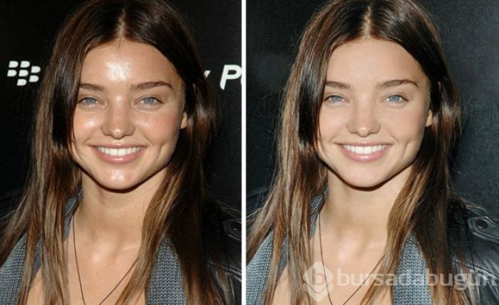 Ünlülerin photoshopsuz ve photoshoplu halleri
