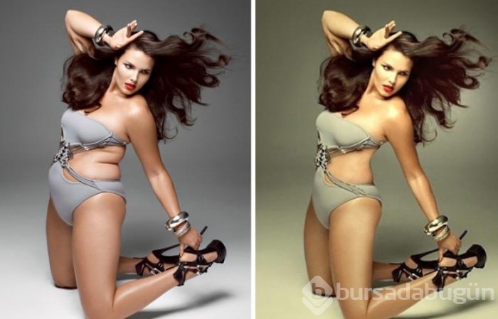 Ünlülerin photoshopsuz ve photoshoplu halleri