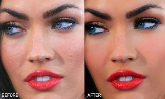 Ünlülerin photoshopsuz ve photoshoplu halleri