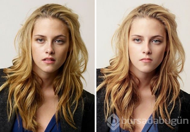 Ünlülerin photoshopsuz ve photoshoplu halleri