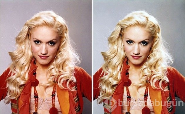 Ünlülerin photoshopsuz ve photoshoplu halleri