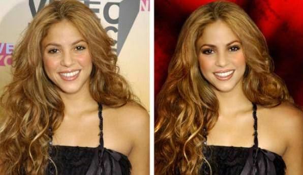Ünlülerin photoshopsuz ve photoshoplu halleri