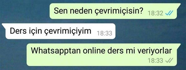 Efsane olmuş whatsapp diyalogları