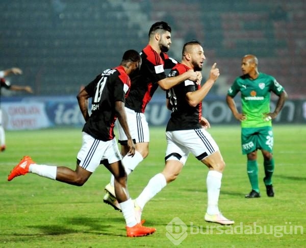 Gaziantepspor - Bursaspor maçından kareler