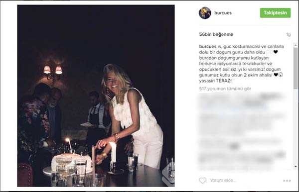 Burcu Esmersoy 40. yaşını kutladı