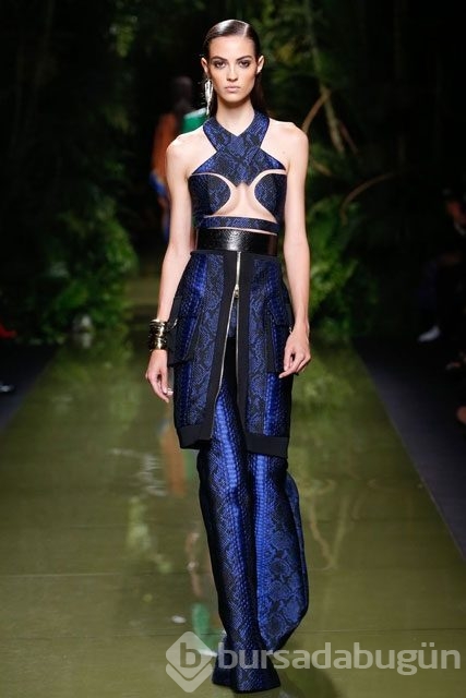 Balmain defilesi büyüledi