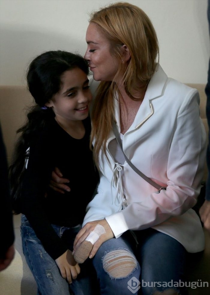 Hollywood yıldızı Lindsay Lohan Sultanbeyli'de