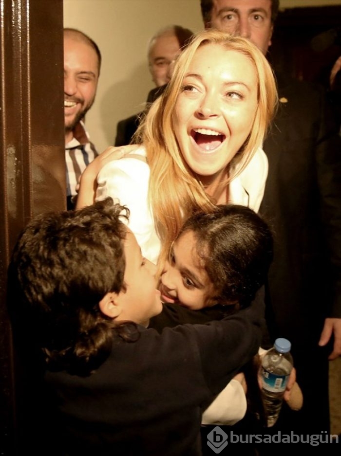 Hollywood yıldızı Lindsay Lohan Sultanbeyli'de