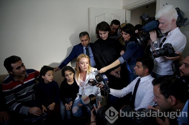 Hollywood yıldızı Lindsay Lohan Sultanbeyli'de