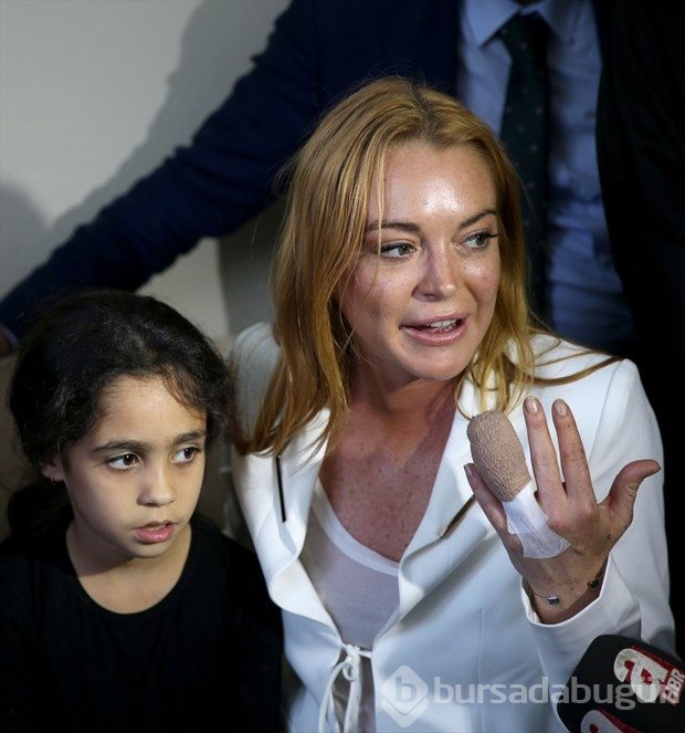 Hollywood yıldızı Lindsay Lohan Sultanbeyli'de