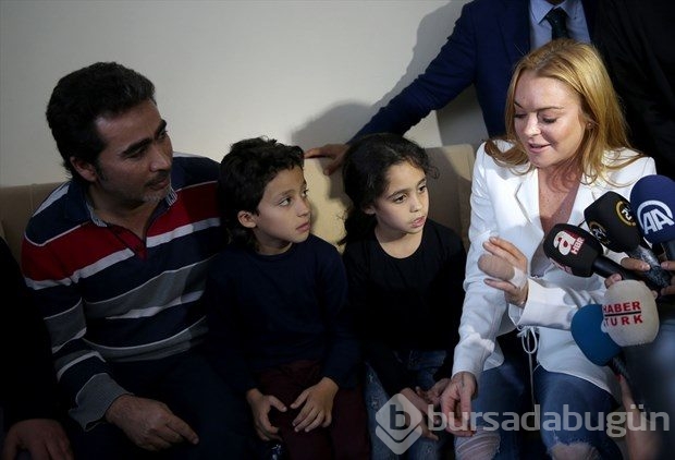 Hollywood yıldızı Lindsay Lohan Sultanbeyli'de