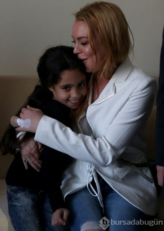 Hollywood yıldızı Lindsay Lohan Sultanbeyli'de