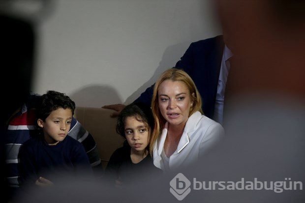 Hollywood yıldızı Lindsay Lohan Sultanbeyli'de