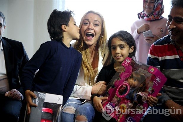 Hollywood yıldızı Lindsay Lohan Sultanbeyli'de