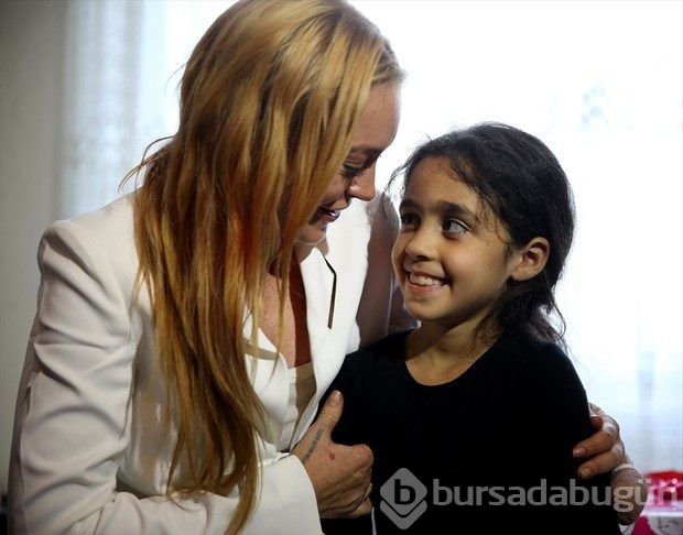 Hollywood yıldızı Lindsay Lohan Sultanbeyli'de