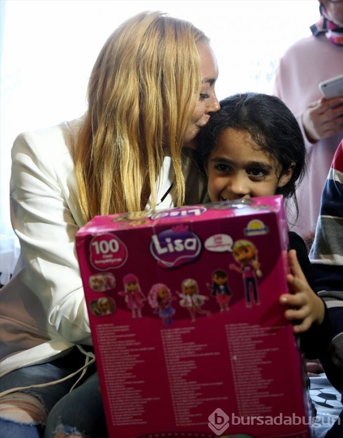 Hollywood yıldızı Lindsay Lohan Sultanbeyli'de