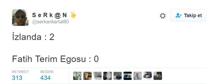 Milli takım İzlanda maçını televizyondan seyreder gibi seyredince sosyal medya