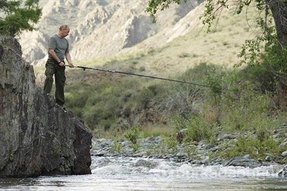 Putin'den vücut şov