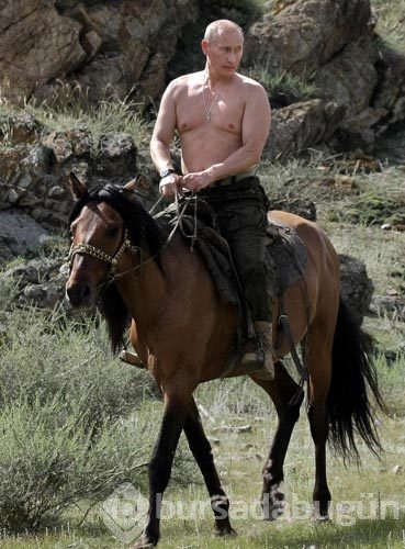 Putin'den vücut şov