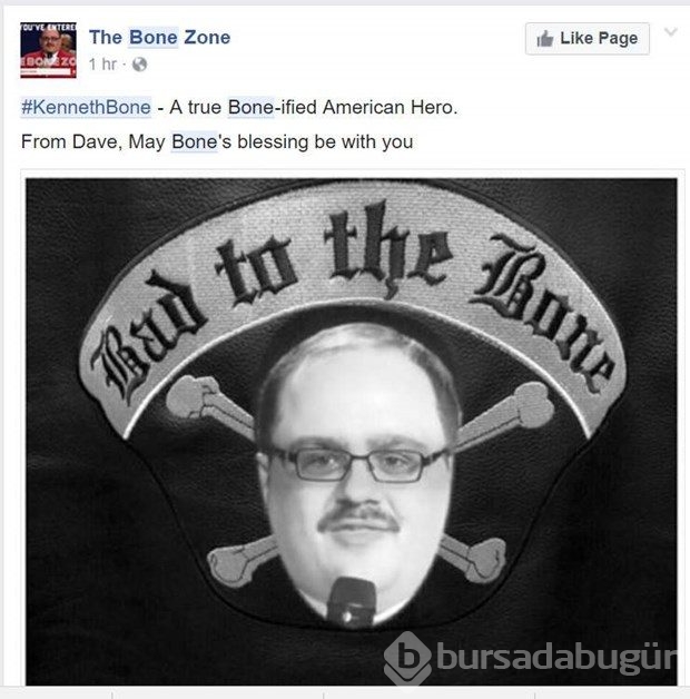 Kırmızı kazağı "yok" satan Kenneth Bone'dan mesaj var