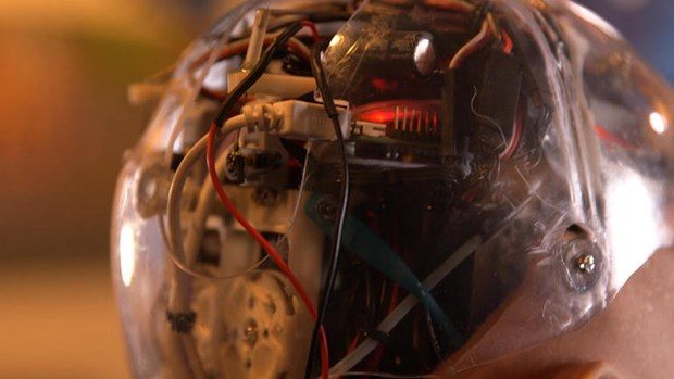 Robot kadın, sunucuyu tavlamaya çalıştı