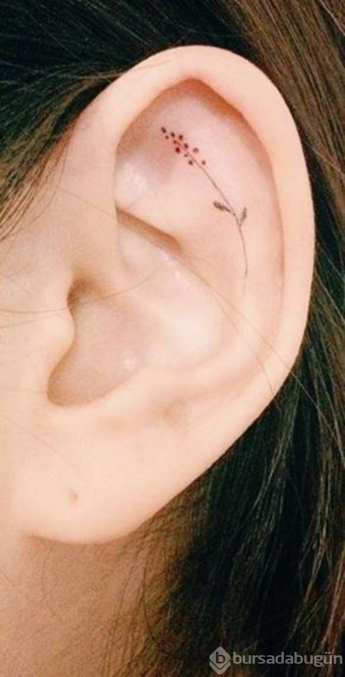 Piercingden daha iyi görünen 20 kulak dövmesi