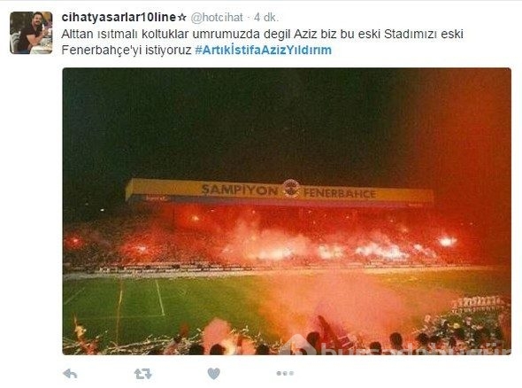 Aziz Yıldırım'a istifa tepkileri yağıyor