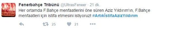 Aziz Yıldırım'a istifa tepkileri yağıyor