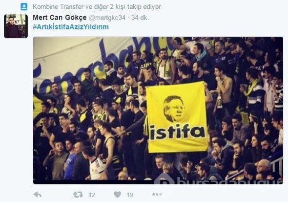 Aziz Yıldırım'a istifa tepkileri yağıyor
