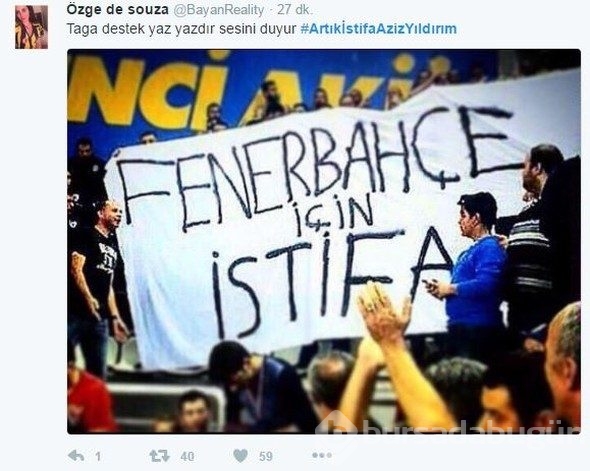 Aziz Yıldırım'a istifa tepkileri yağıyor