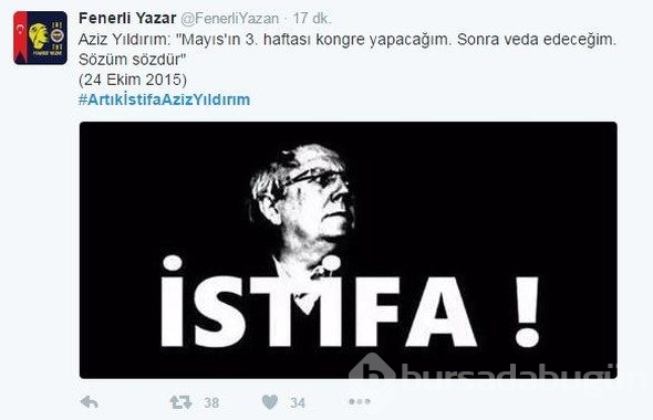 Aziz Yıldırım'a istifa tepkileri yağıyor