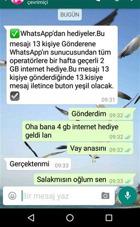 Efsane olmuş whatsapp diyalogları