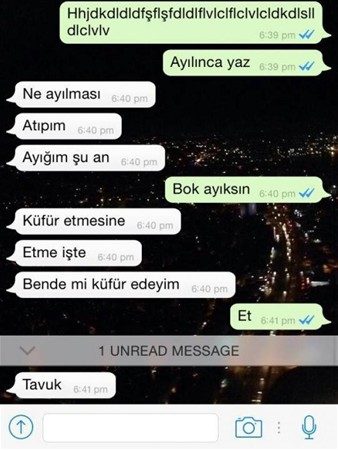 Efsane olmuş whatsapp diyalogları