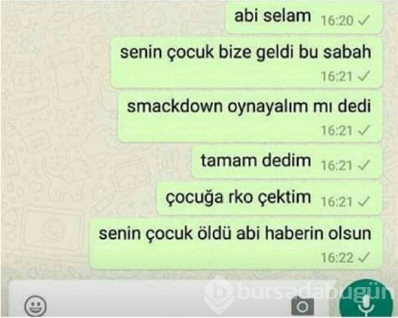 Efsane olmuş whatsapp diyalogları