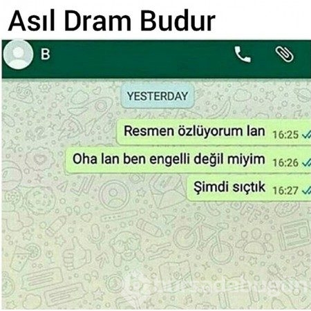 Efsane olmuş whatsapp diyalogları