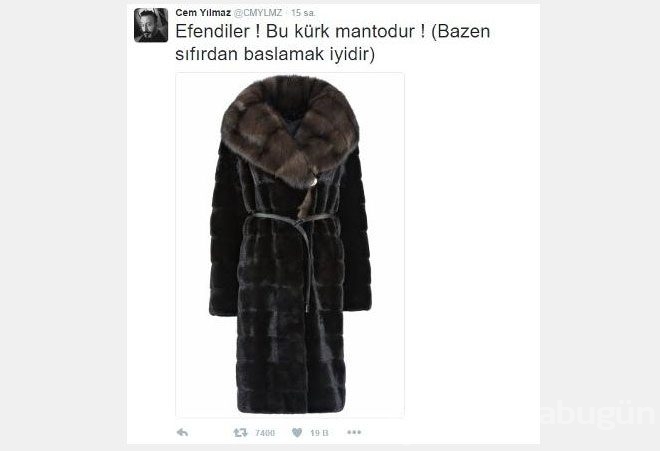 Cem Yılmaz'dan 'Kürk Mantolu Madonna' tweeti