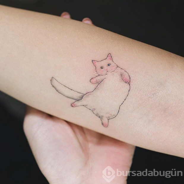 En güzel kedi dövmeleri