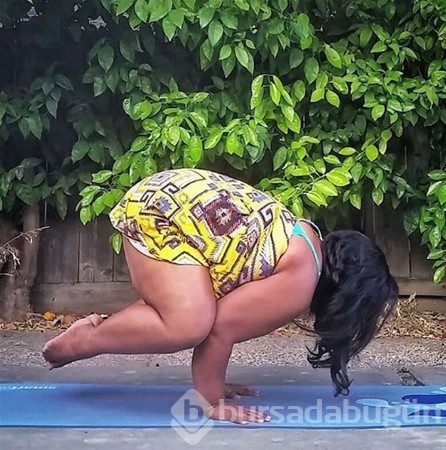 Yoganın sınırlarını zorlayan kadın