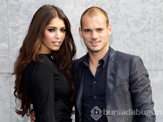 Sneijder çifti yeni evine taşındı