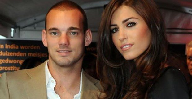 Sneijder çifti yeni evine taşındı