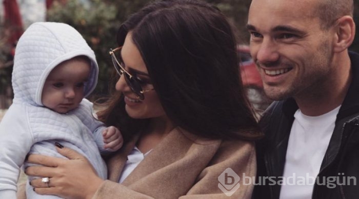 Sneijder çifti yeni evine taşındı