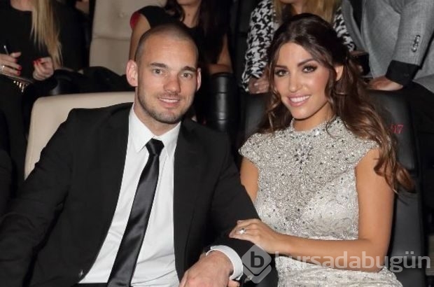 Sneijder çifti yeni evine taşındı
