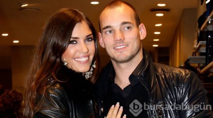 Sneijder çifti yeni evine taşındı