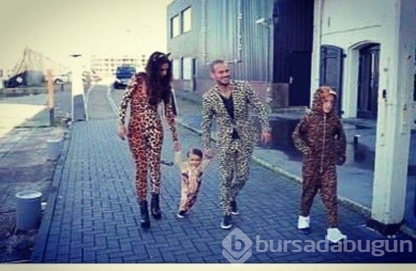 Sneijder'den oğluna çılgın parti!