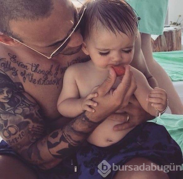 Sneijder'den oğluna çılgın parti!