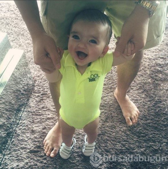 Sneijder'den oğluna çılgın parti!