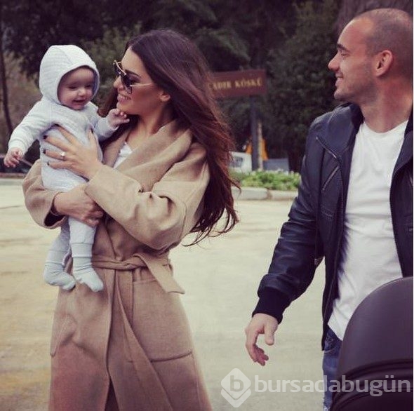 Sneijder'den oğluna çılgın parti!