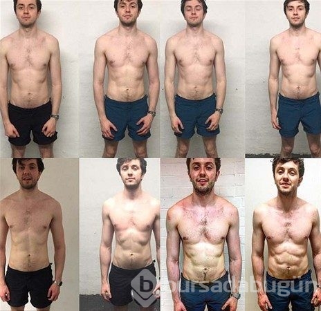 12 hafta içinde inanılmaz değişim